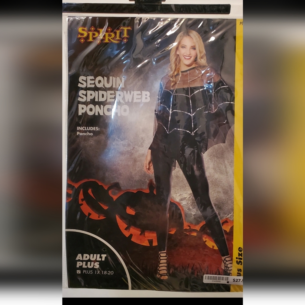 New Spider Web Poncho